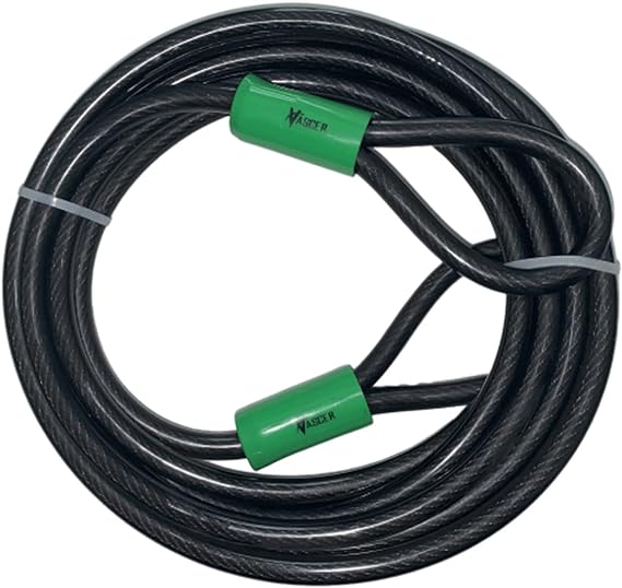 15 Feet (3/8") Security Cable w/Loops