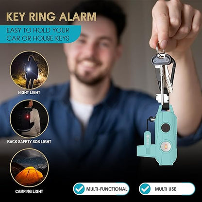 Emergency Key Ring Alarm with Loud Siren